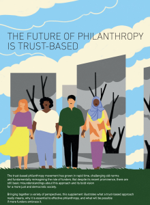 The Stanford Social Innovation Review The Future of Philanthropy is Trust-Based